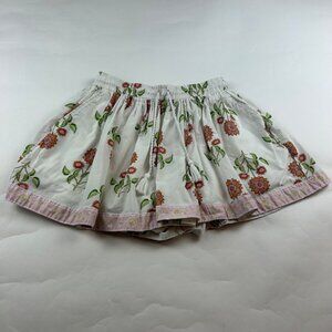 Old Navy Floral Print Flared High Rise Shorts S
